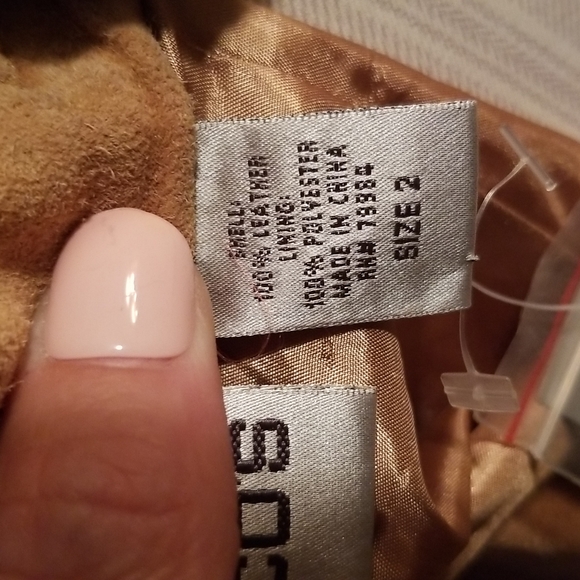 NWT Chico's Camel Suede Maxi Skirt s: 2 - Picture 12 of 12